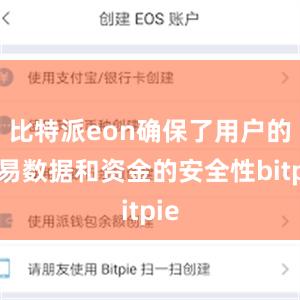 比特派eon确保了用户的交易数据和资金的安全性bitpie