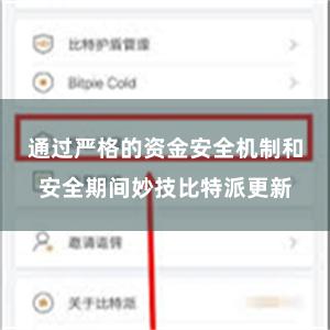 通过严格的资金安全机制和安全期间妙技比特派更新