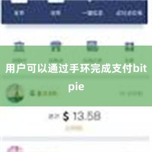 用户可以通过手环完成支付bitpie